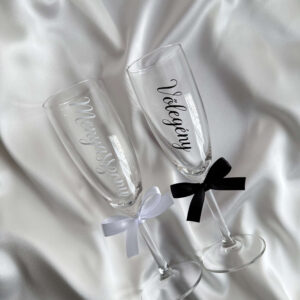 Páros pezsgős pohár szett