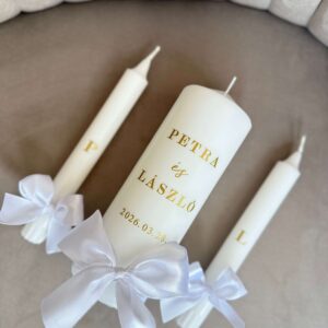 Gyertya ceremónia szett